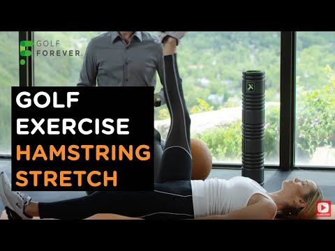 Golf Exercise A dynamic golf stretch for your hamstring Sports
