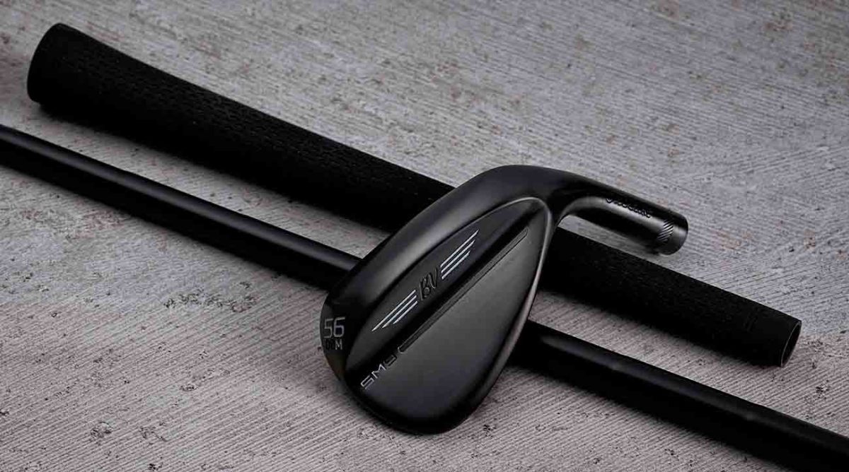 Vokey Design SM9 wedge is pictured