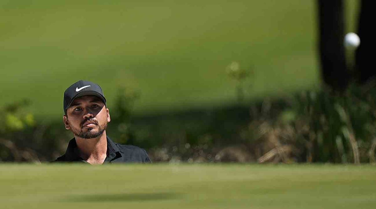 Jason Day is pictured at the 2023 WGC-Dell Match Play.