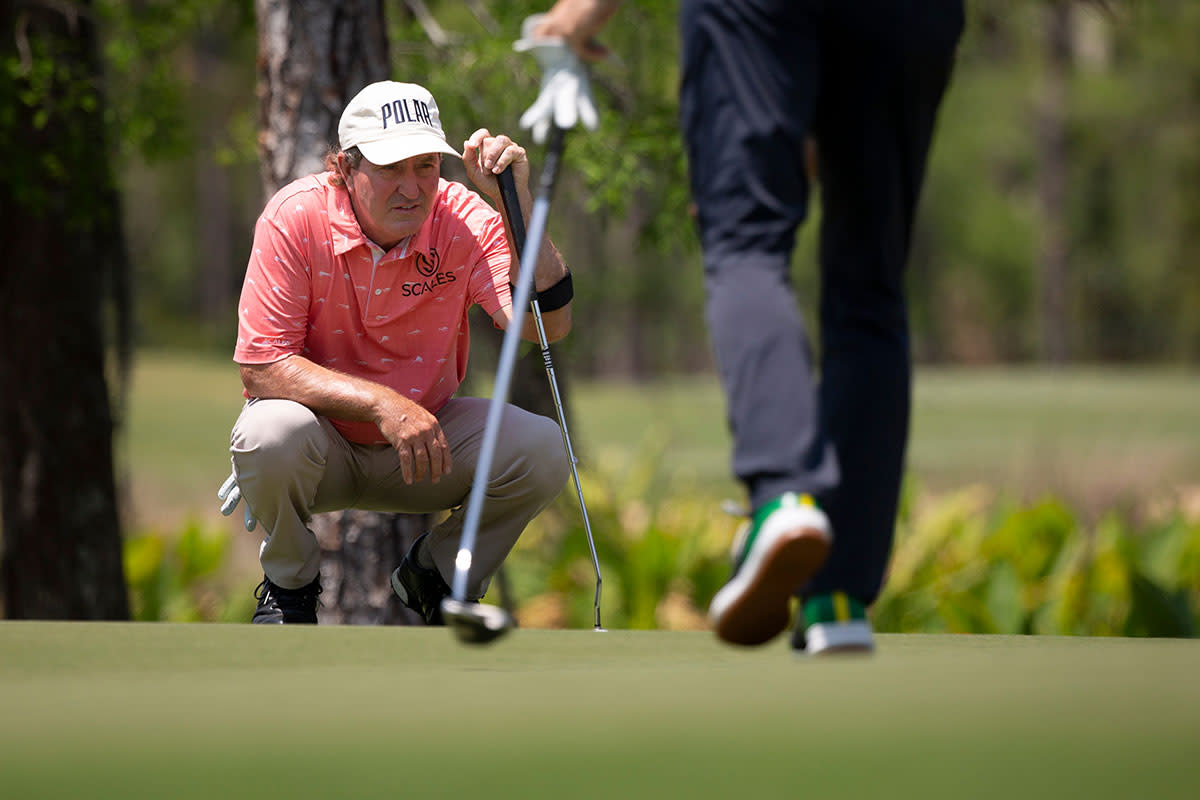 Gene Sauers plays the 2021 Chubb Classic on the PGA Tour Champions.