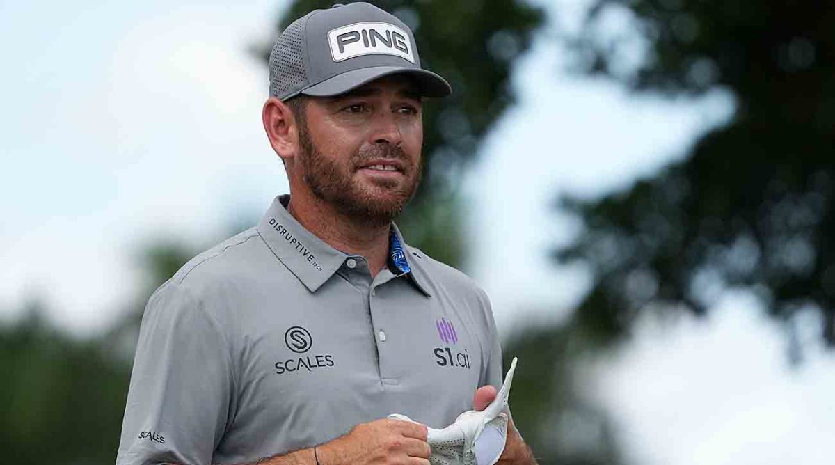 Louis Oosthuizen is pictured at the 2022 LIV Golf Team Championship.