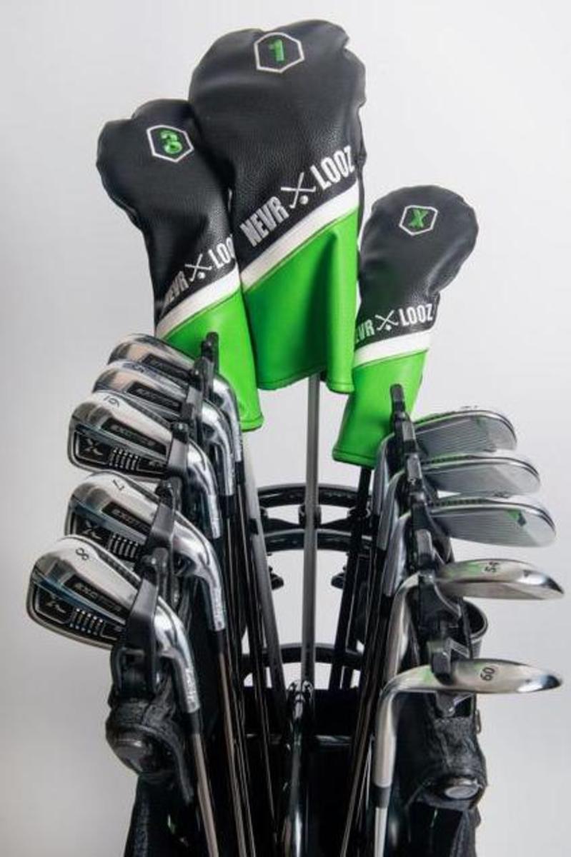 Nevr Looz golf bag