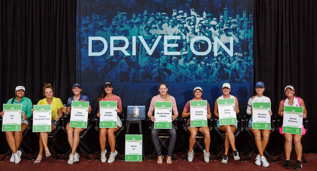 The 10 professionals who played their way from the Symetra Tour to the 2022 LPGA Tour.