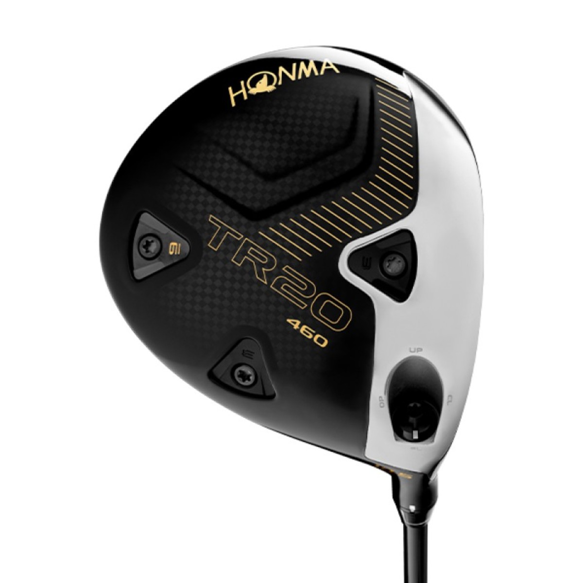 Honma Golf's TR20 driver is light and is built to promote faster swings. The minimalistic sole design features three adjustable weights that are designed for specific purpose.