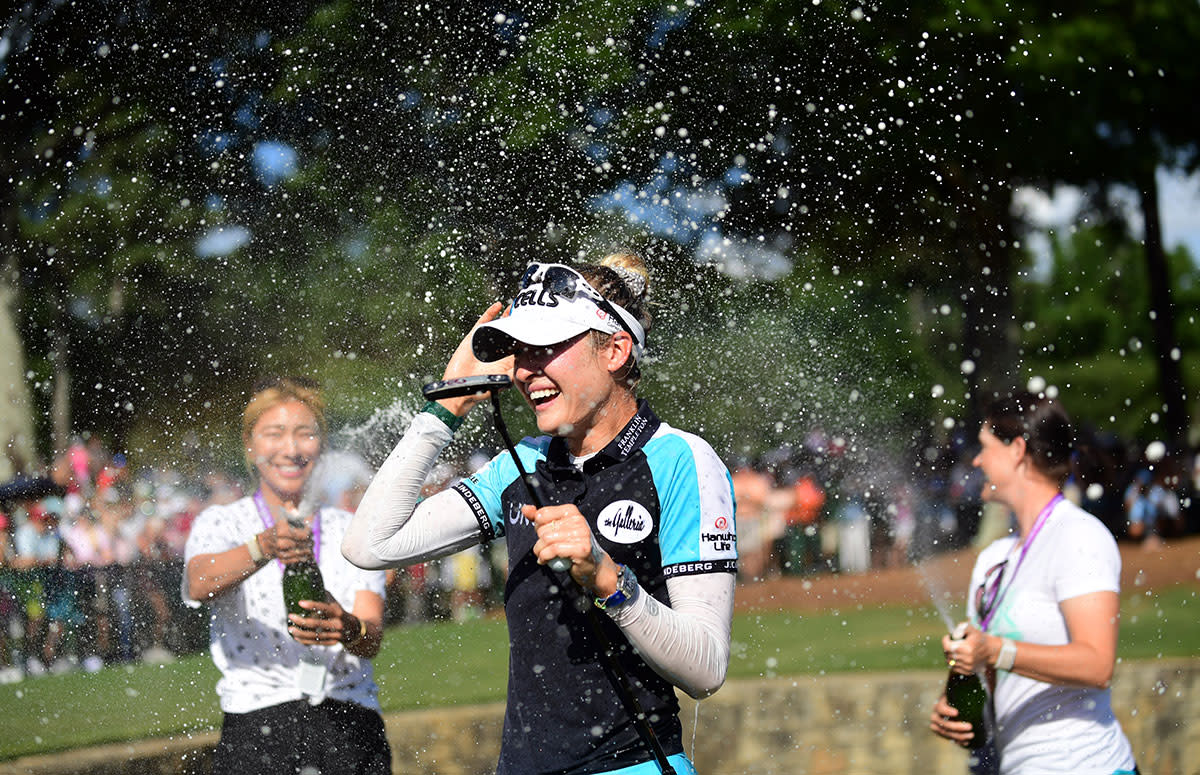 Nelly Korda at the 2021 KPMG Championship.