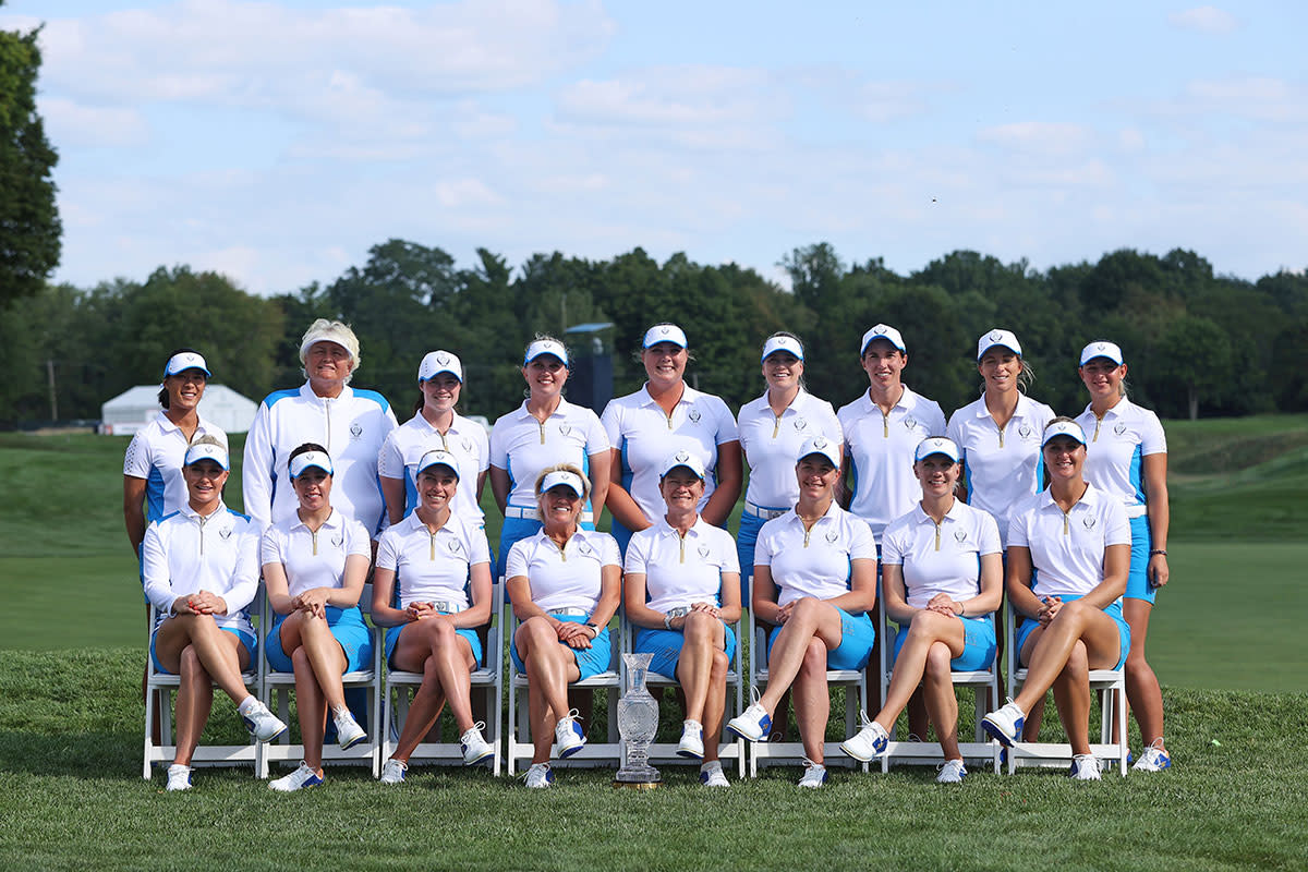 The 2021 European Solheim Cup team.