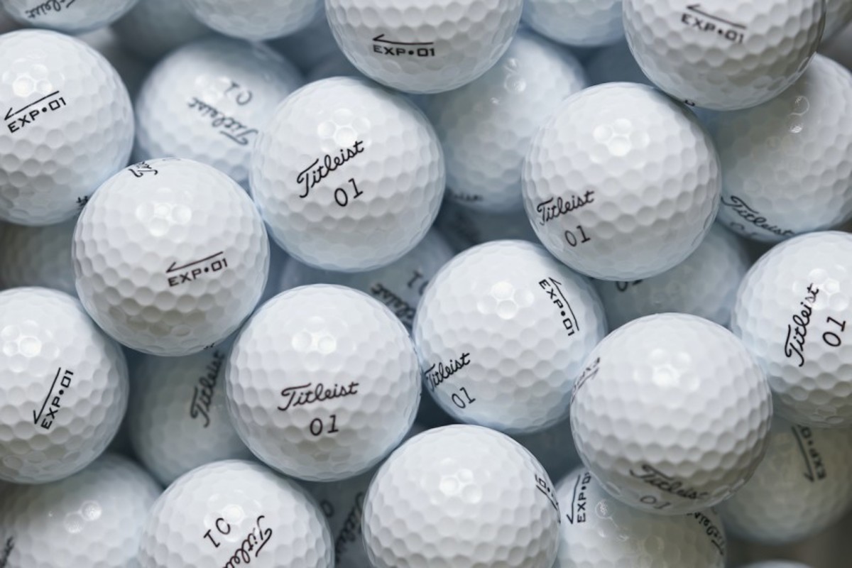Titleist's EXP-01 ball features a three-piece construction. The urethane cover, though, is believed to be manufactured differently than the brand's thermoset cast urethane cover that is present on the ProV1, ProV1x and AVX balls.