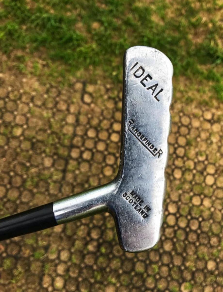 The Ideal Rangefinder putter used by Alex Miceli’s partner, Graham, came through again and again in Scotland.