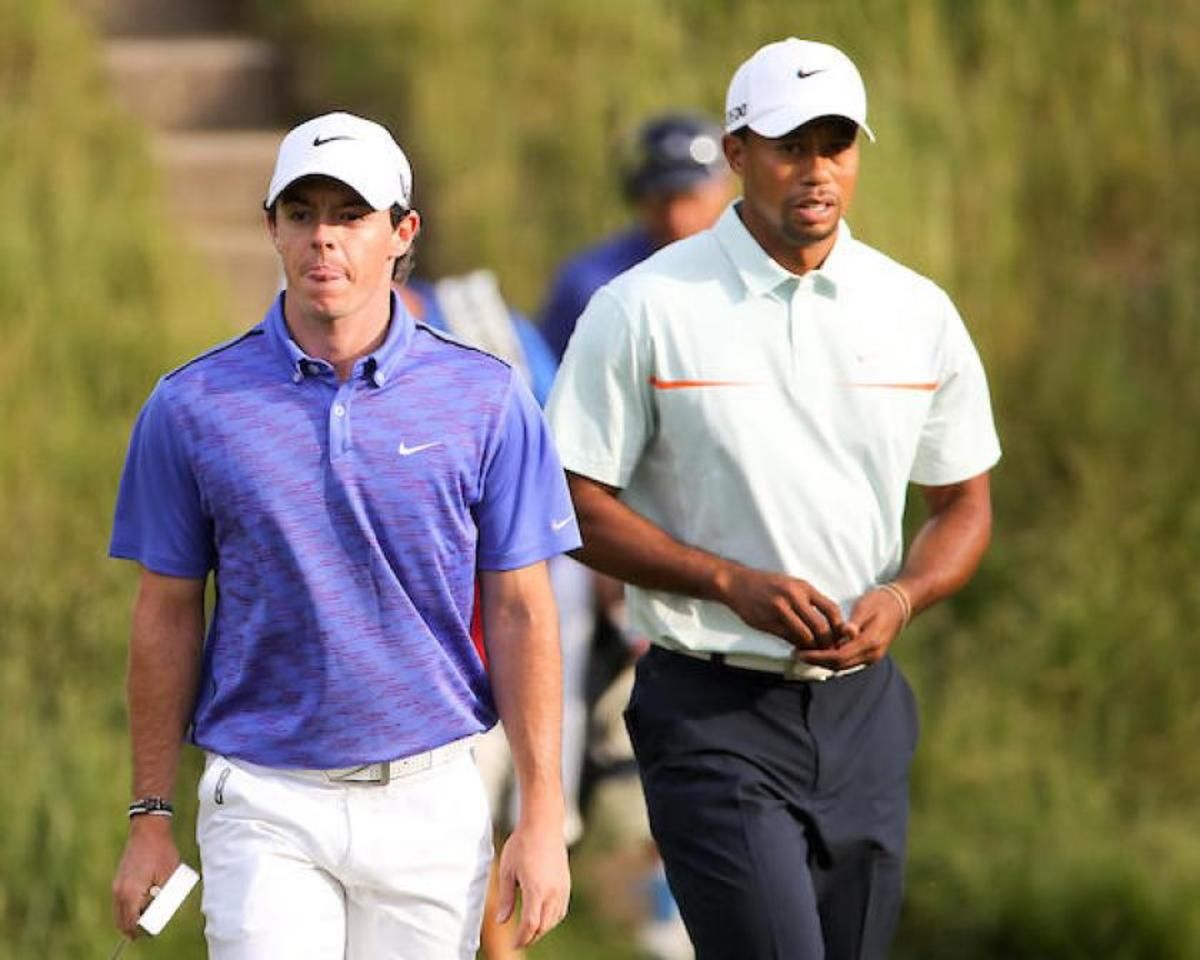 Rory McIlroy and Tiger Woods coexist in alternative golf universes.