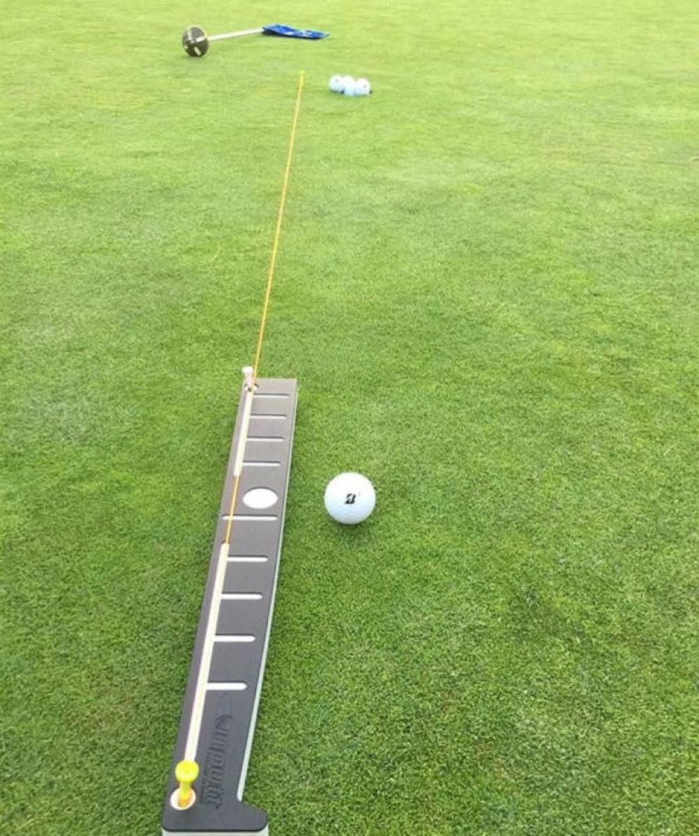 InPutt teaches a square-to-square putting stroke.