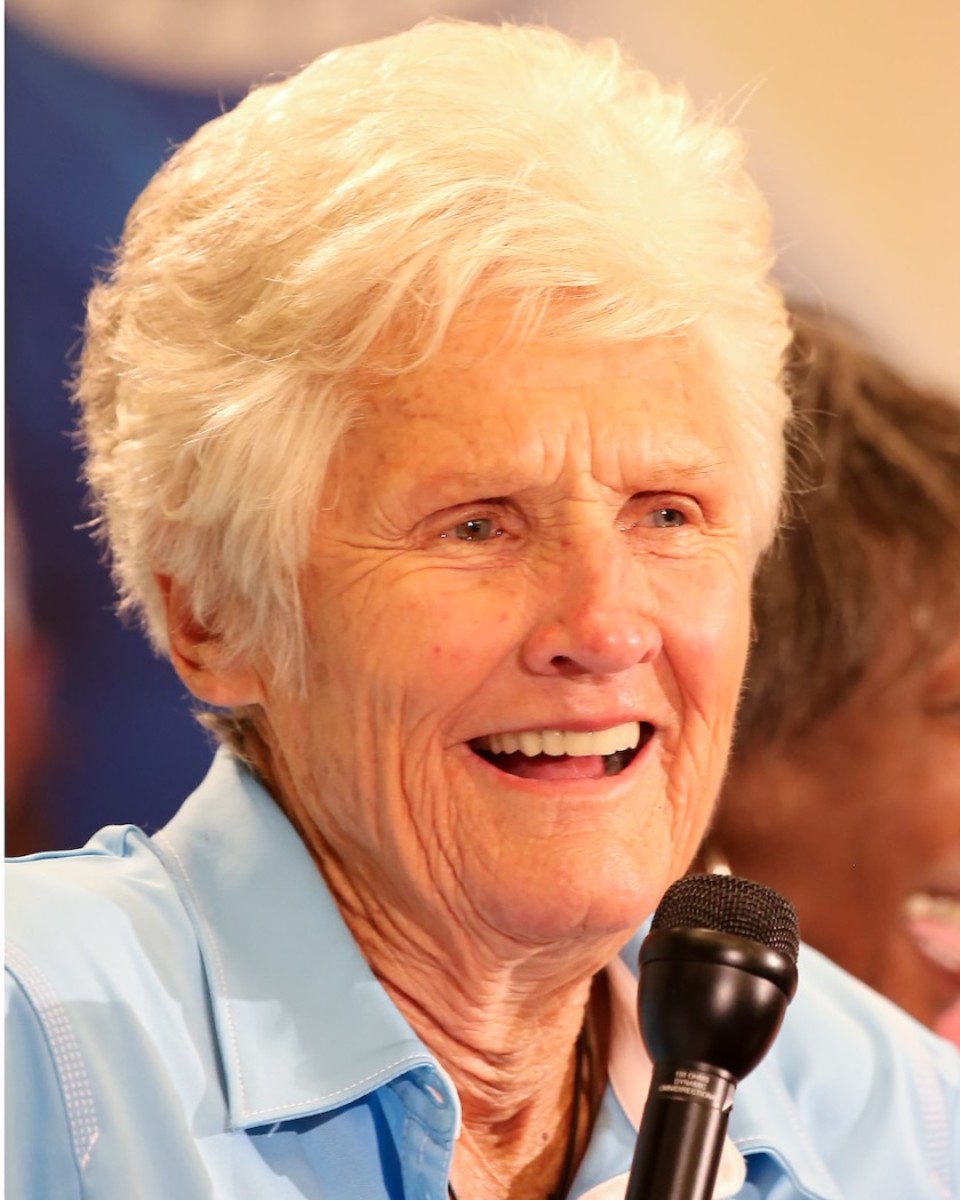 Kathy Whitworth, with her 88 LPGA victories, surpasses even the PGA Tour totals of Sam Snead and Tiger Woods.