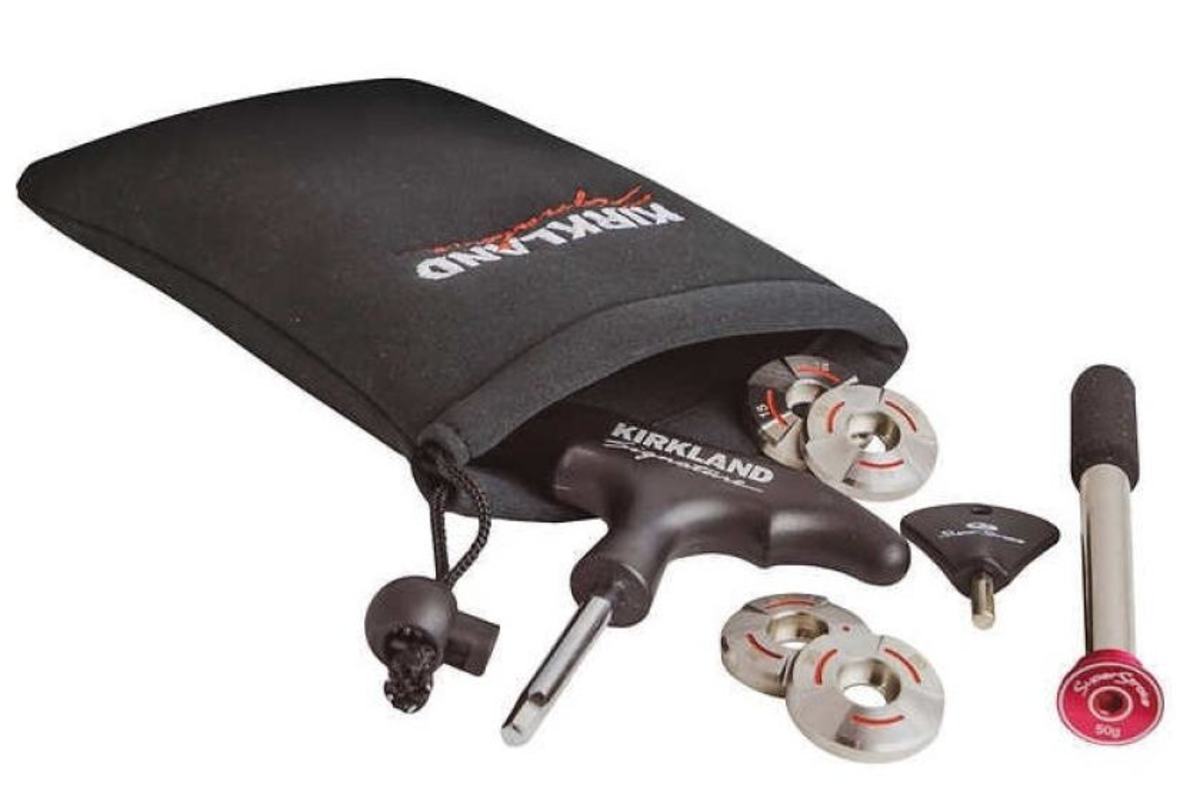 The KS1, Costco's Kirkland Signature putter, can be customized with a weight kit that is sold separately.