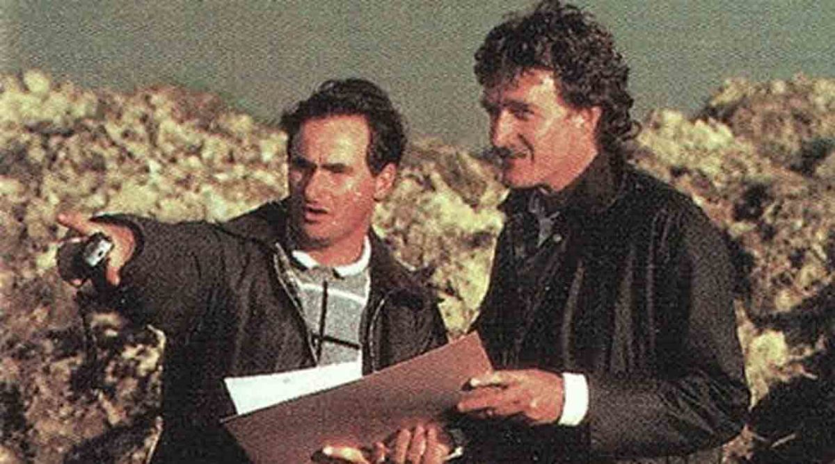 David Feherty (left) and David Jones, golf architects in Turkey.