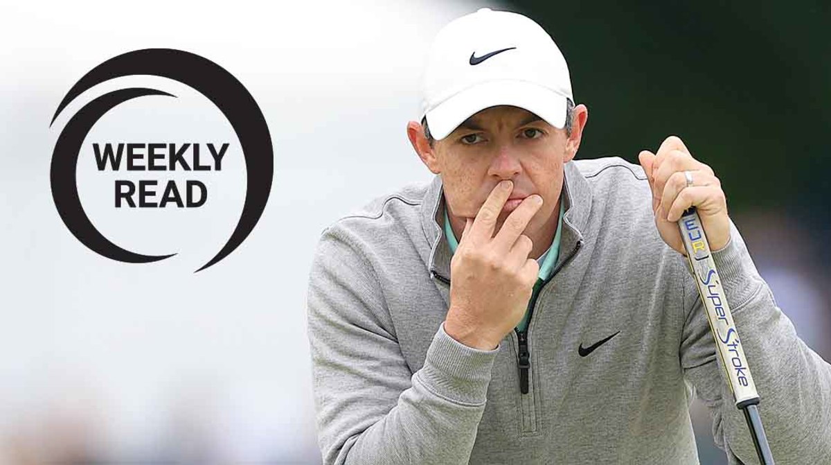 Rory McIlroy is pictured at the 2022 U.S. Open, featured in Bob Harig's Weekly Read.