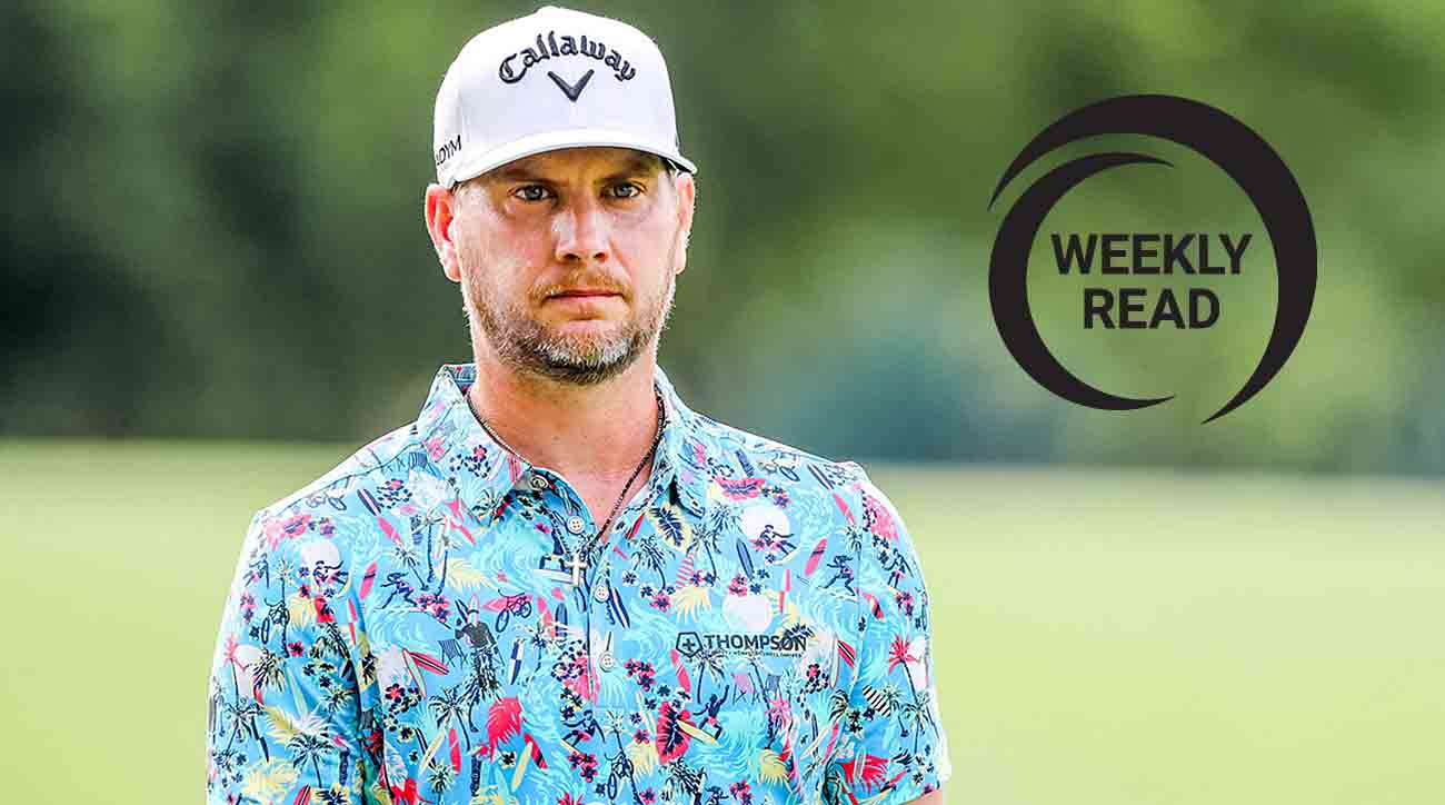 PGA Tour player Chris Stroud is pictured next to the SI Golf Weekly Read logo.