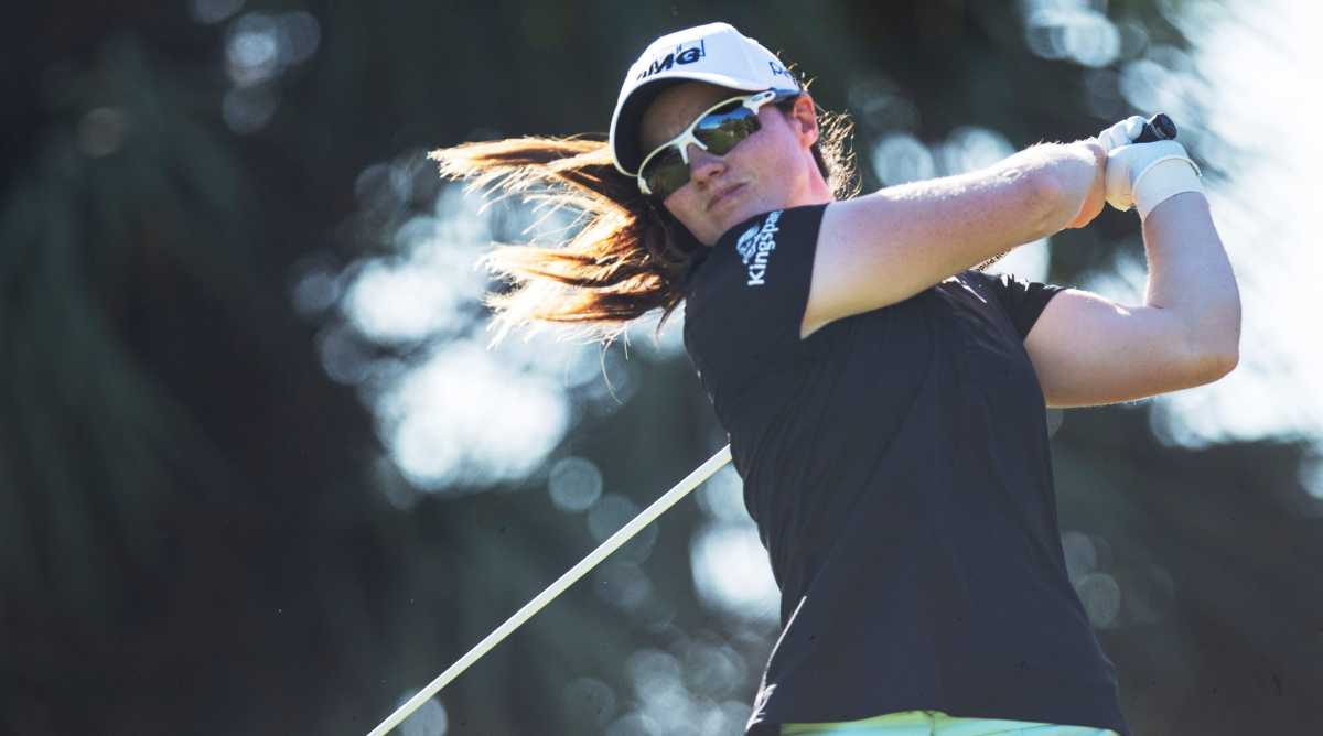 Leona Maguire plays in the second round of the 2022 LPGA Drive On Championship at Crown Colony in Fort Myers on Friday