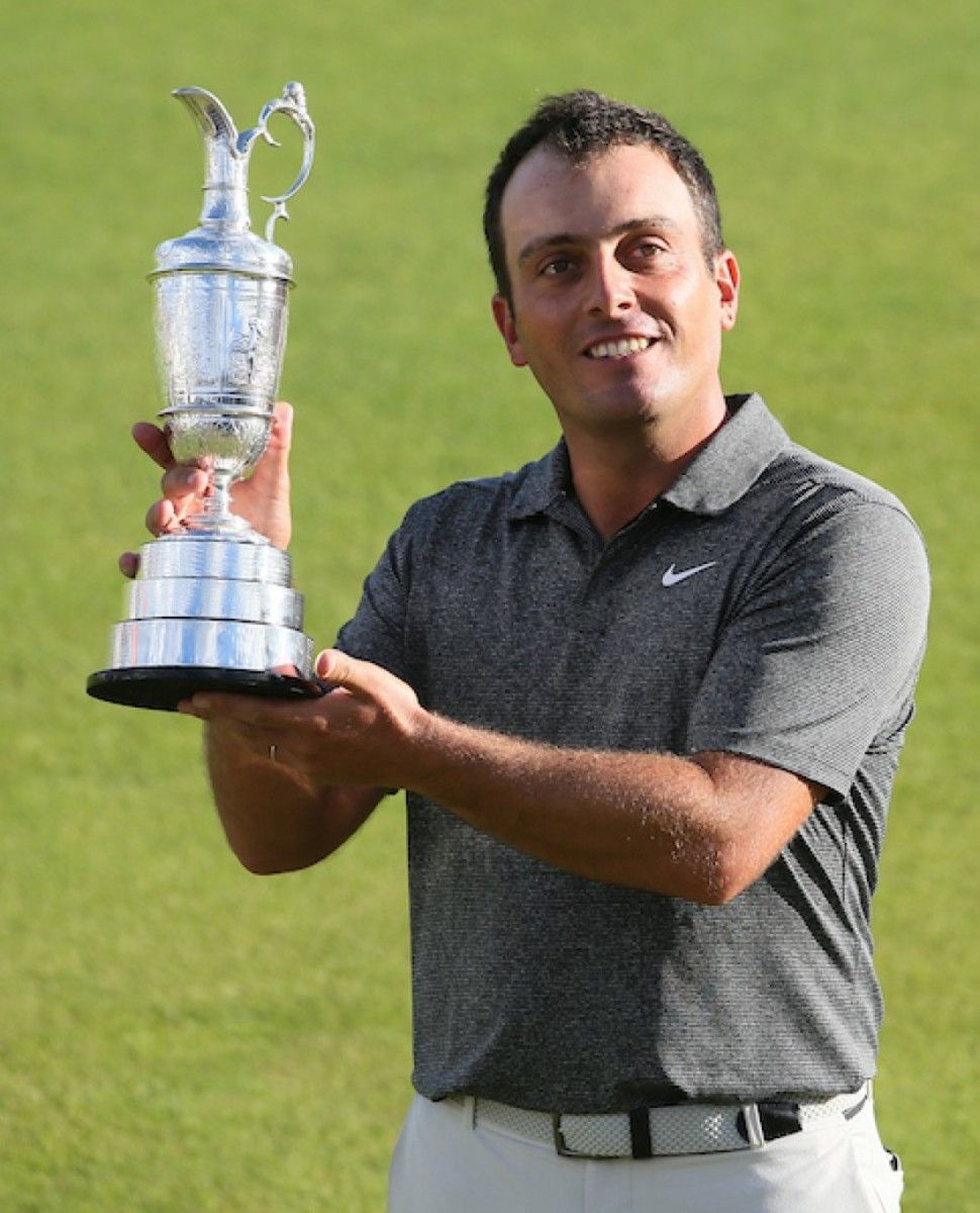 Francesco Molinari hoists the Claret Jug at the British Open before he drops the Americans later in the year at the Ryder Cup.