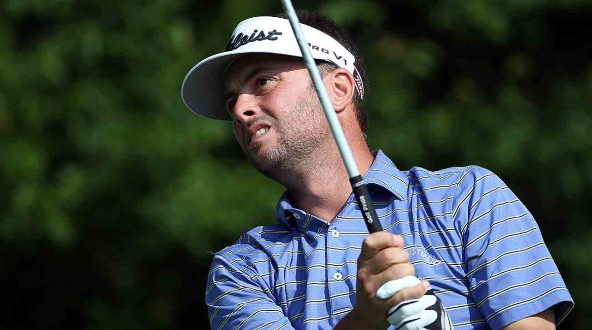Spencer Levin is pictured in a 2017 PGA Tour event.