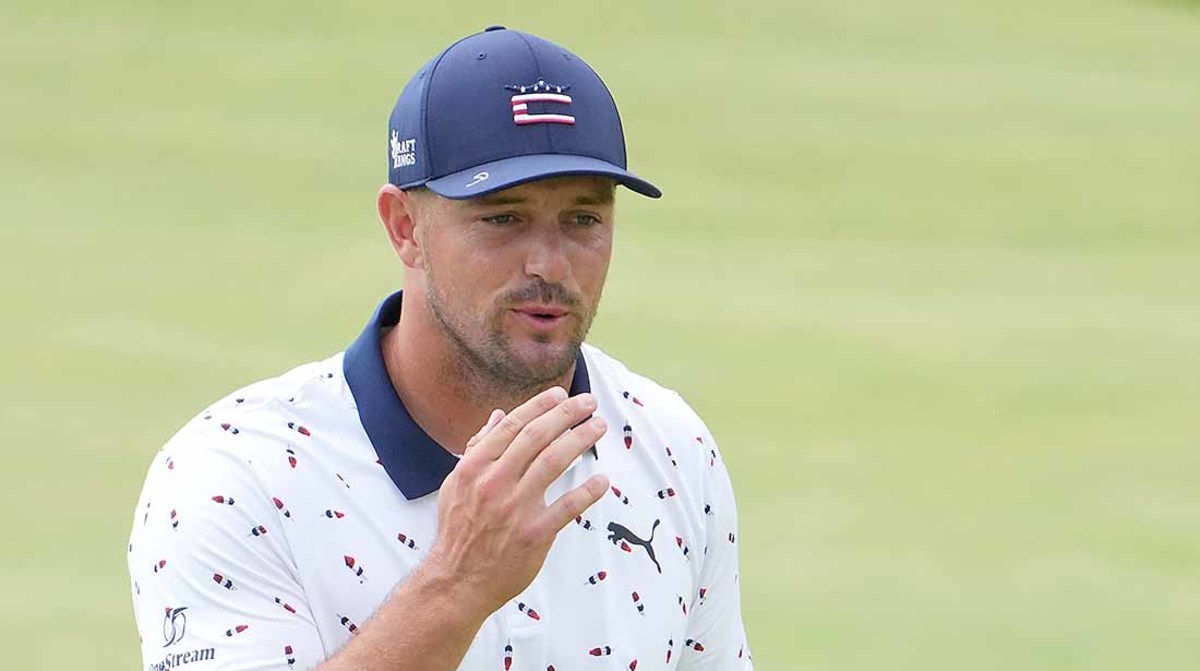 Bryson DeChambeau is pictured in the second round of the 2022 U.S. Open.