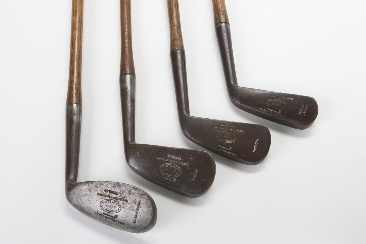 Golf clubs owned by Francis Ouimet.