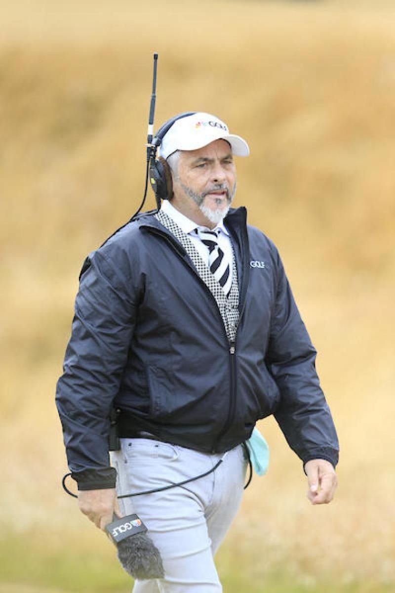 David Feherty, working as an on-course reporter at the British Open, gives NBC an edge with his offbeat segments.