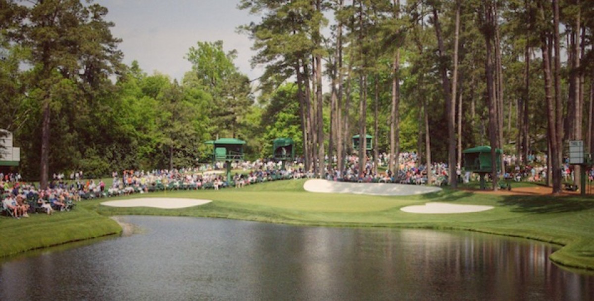 Augusta National Golf Club's par-3 16th hole, as it looks today, often plays an outsized role in deciding the Masters champion.