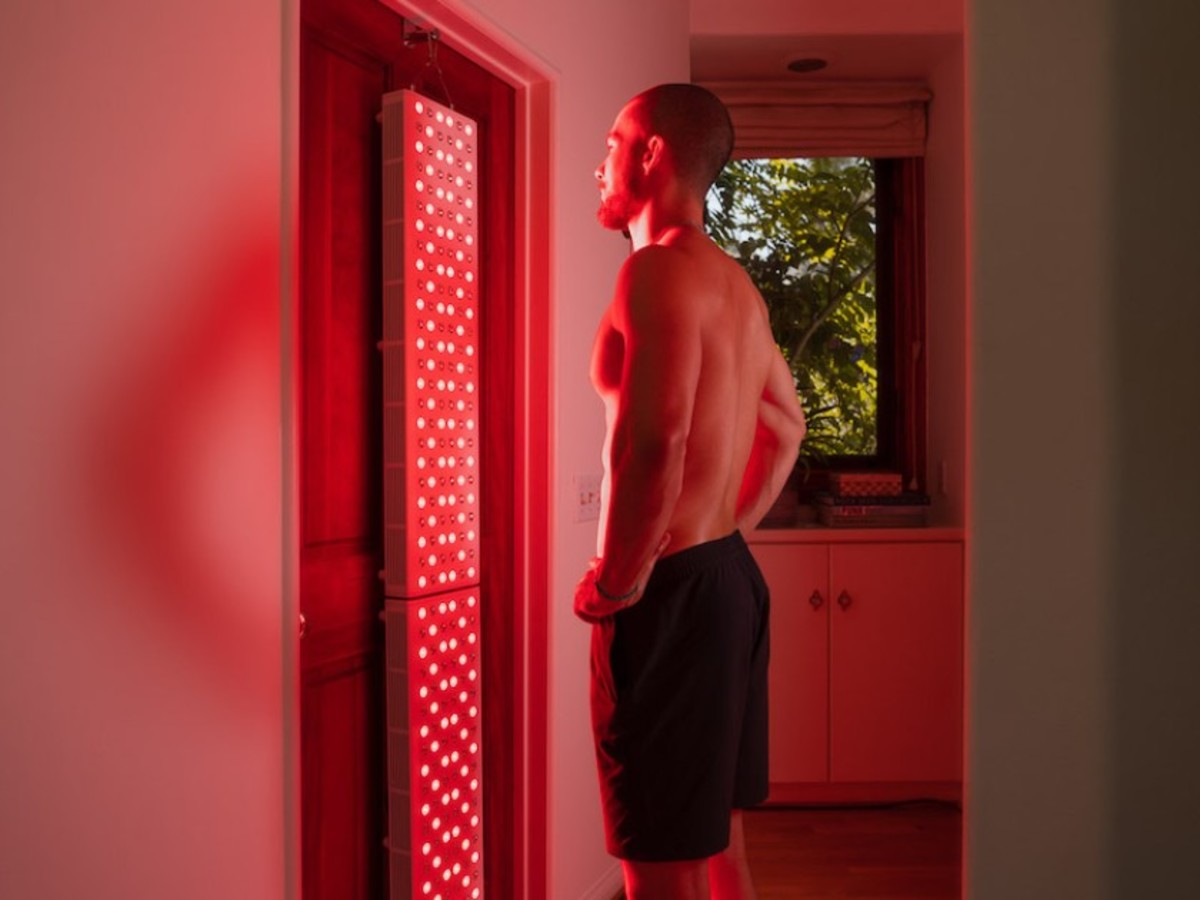 The Joovv Elite, which consists of six modular red-light units, costs $6,000.