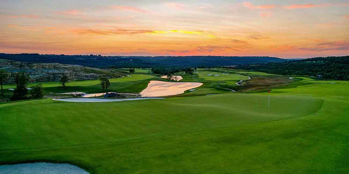 Payne Valley's 15th green is pictured at Big Cedar Lodge in Missouri.