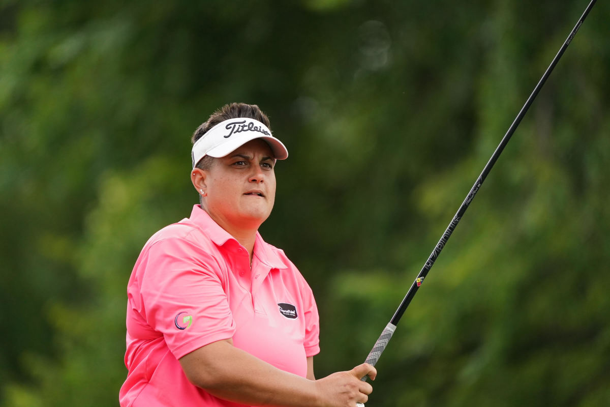 Daniela Iacobelli during the 2022 Battle Creek Casino Hotel Championship.