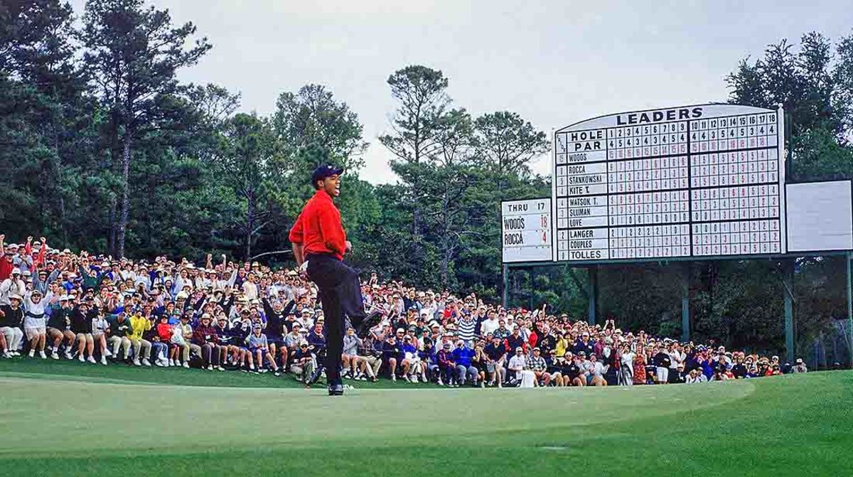 Tiger Woods, 1997 Masters, Final Putt