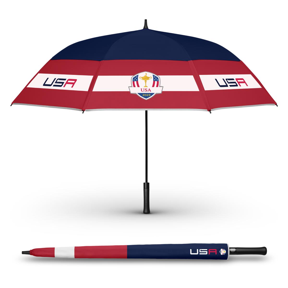 Weatherman umbrellas, official umbrellas of the Ryder Cup