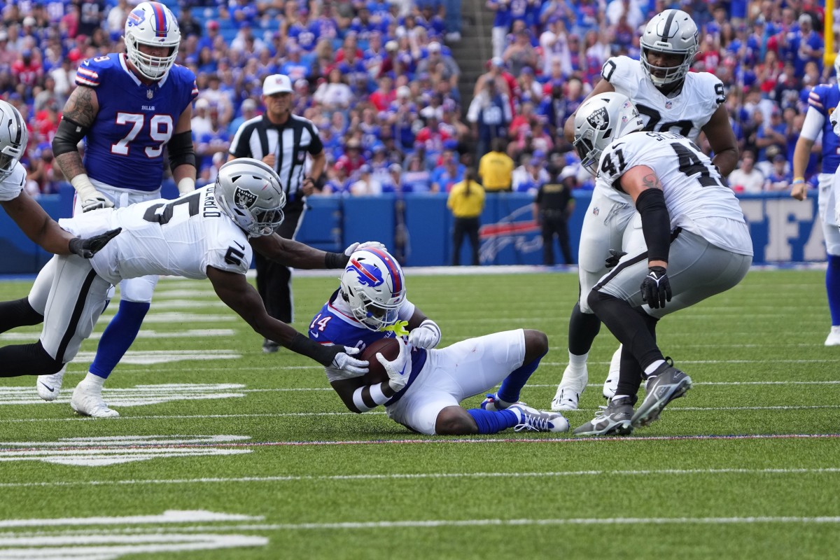 Las Vegas Raiders linebacker grades for the 202324 NFL regular season