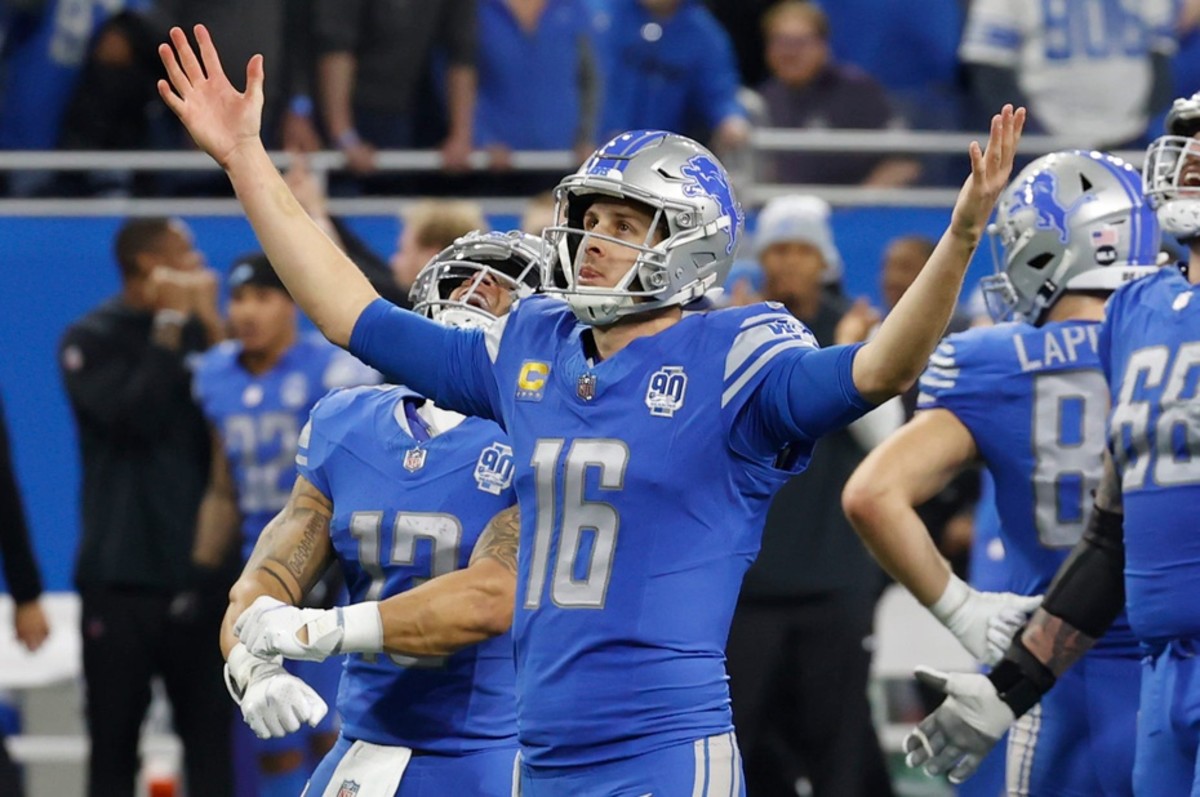 Jared Goff has the Detroit Lions two wins away from their first trip to the Super Bowl.
