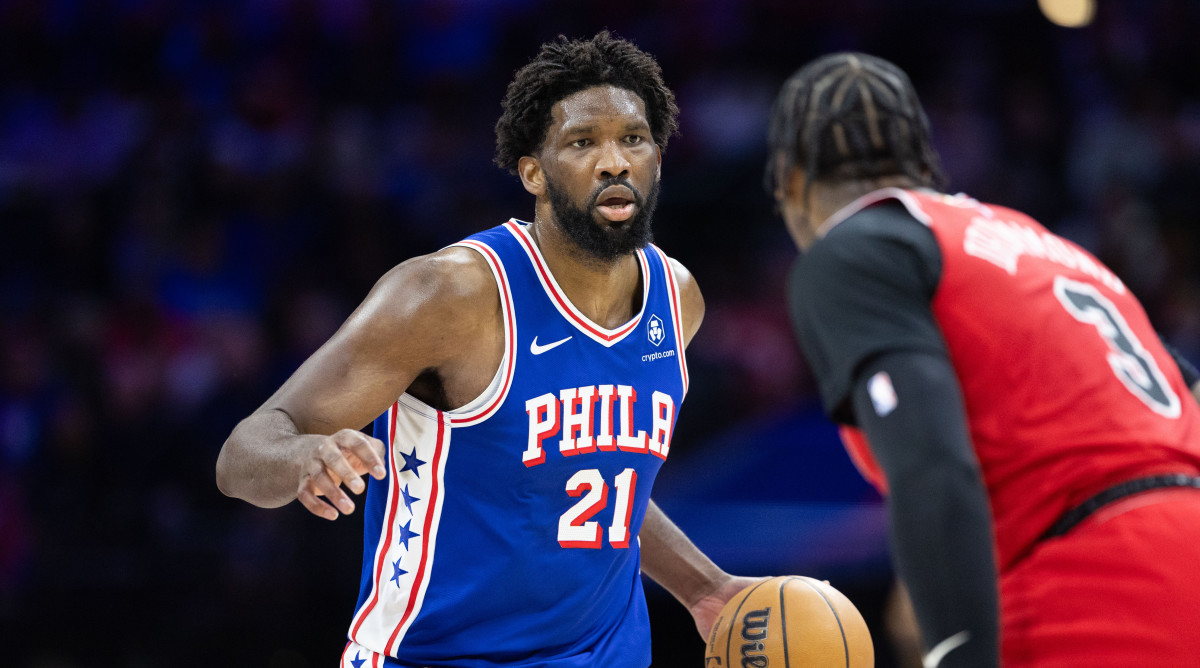 Philadelphia 76ers center Joel Embiid.