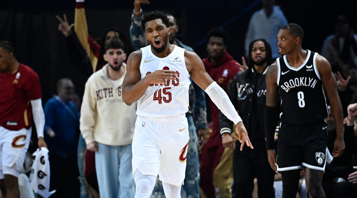 Cleveland Cavaliers guard Donovan Mitchell.