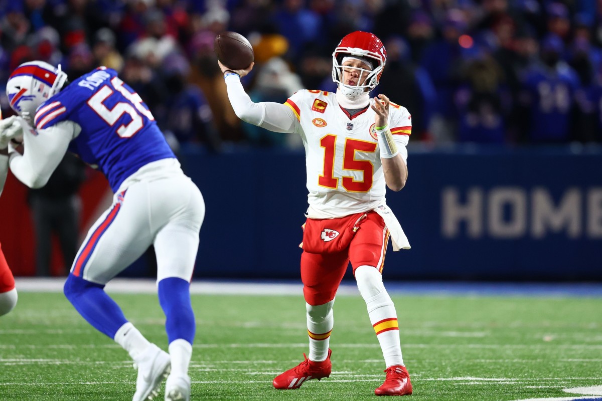 Kansas City Chiefs quarterback Patrick Mahomes is headed for his sixth consecutive AFC championship after beating the Buffalo Bills in the AFC divisional playoffs Sunday.