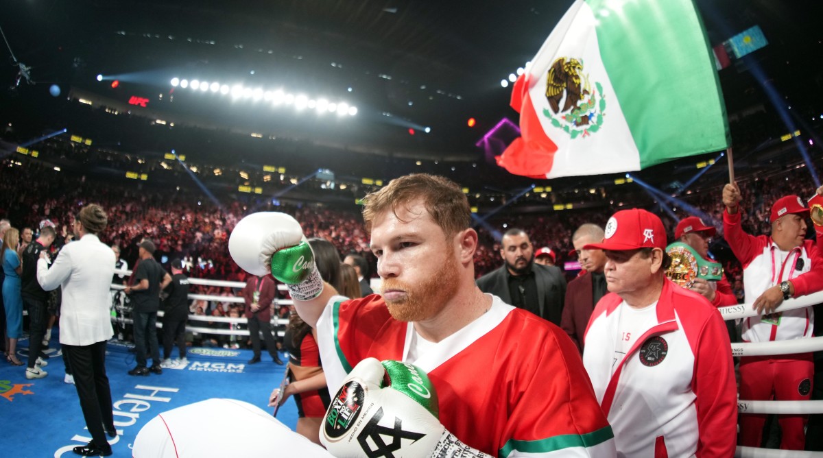 Canelo Álvarez before a fight
