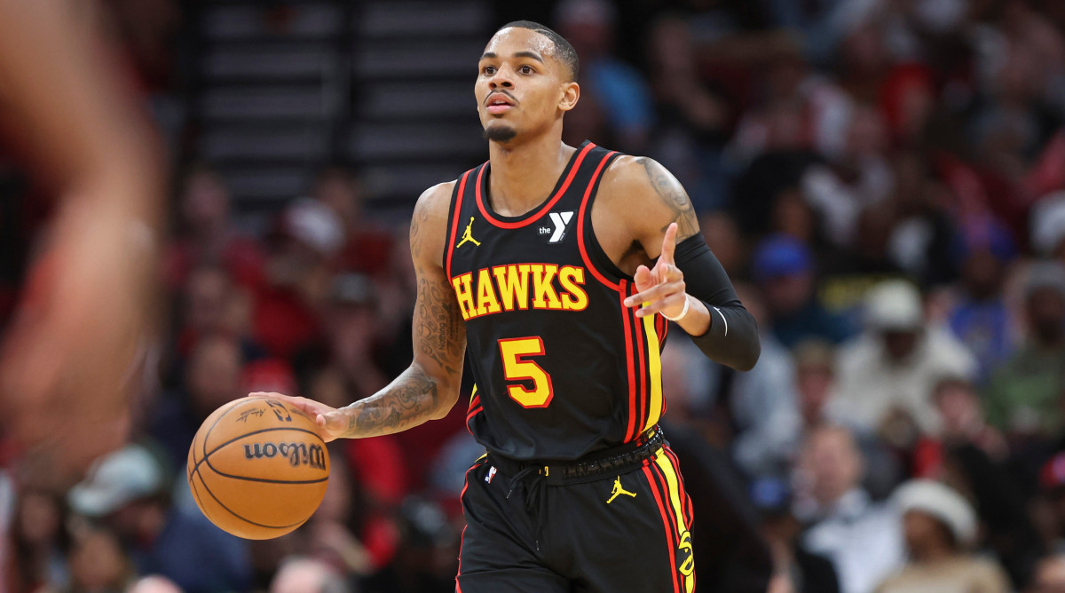 Atlanta Hawks guard Dejounte Murray has been linked in trade rumors to the Los Angeles Lakers.