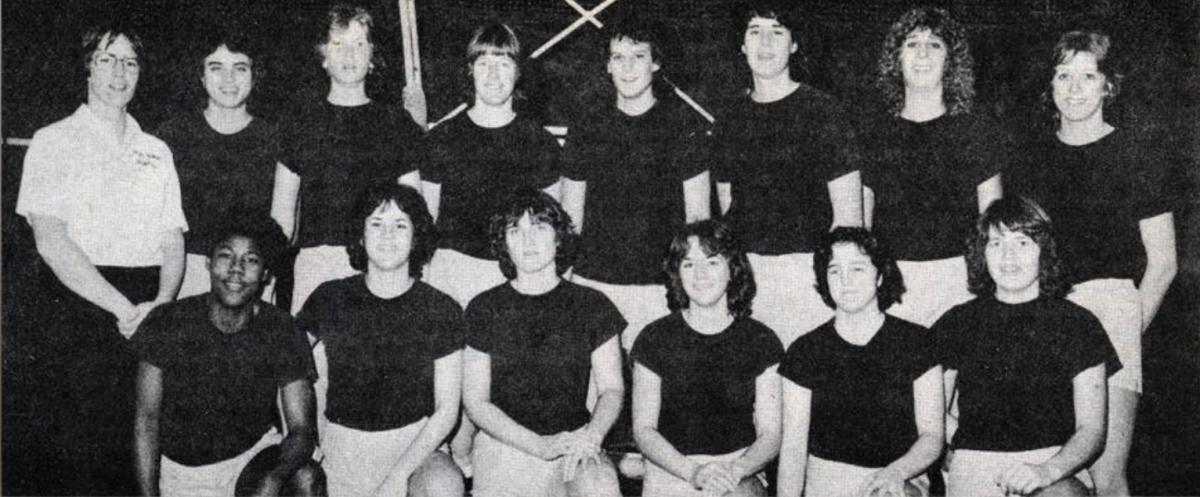 Tara VanDerveer’s first team photo as coach of the Idaho women’s basketball team in 1978.