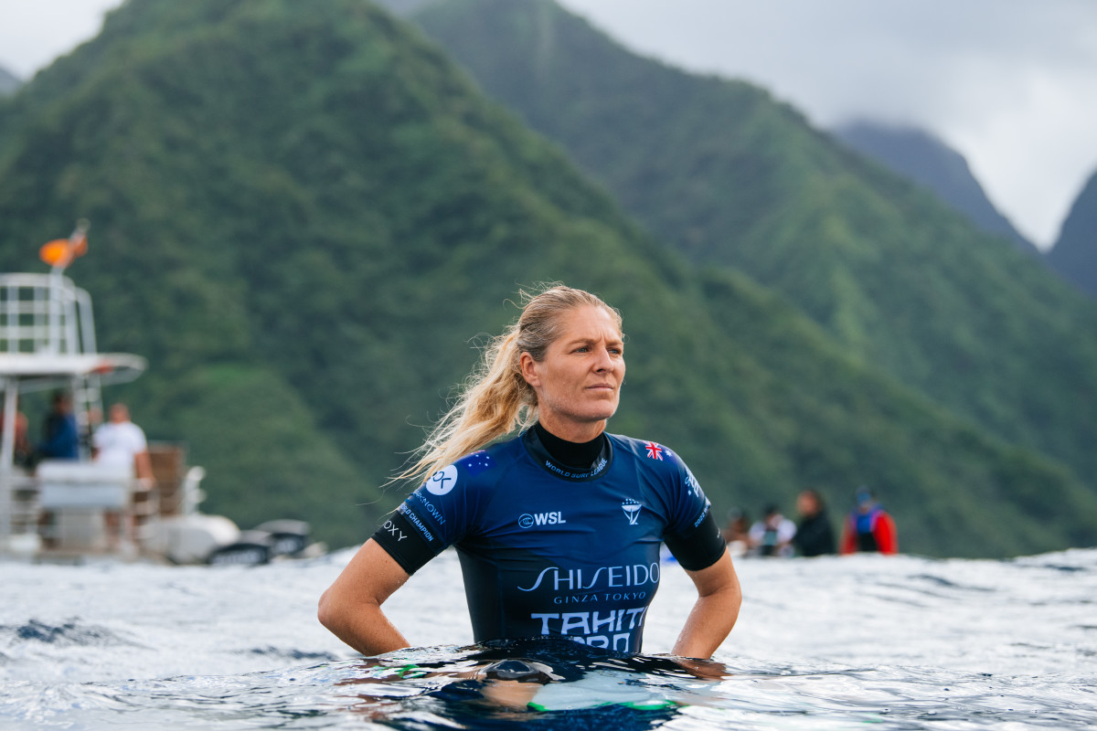 Stephanie Gilmore in Tahiti