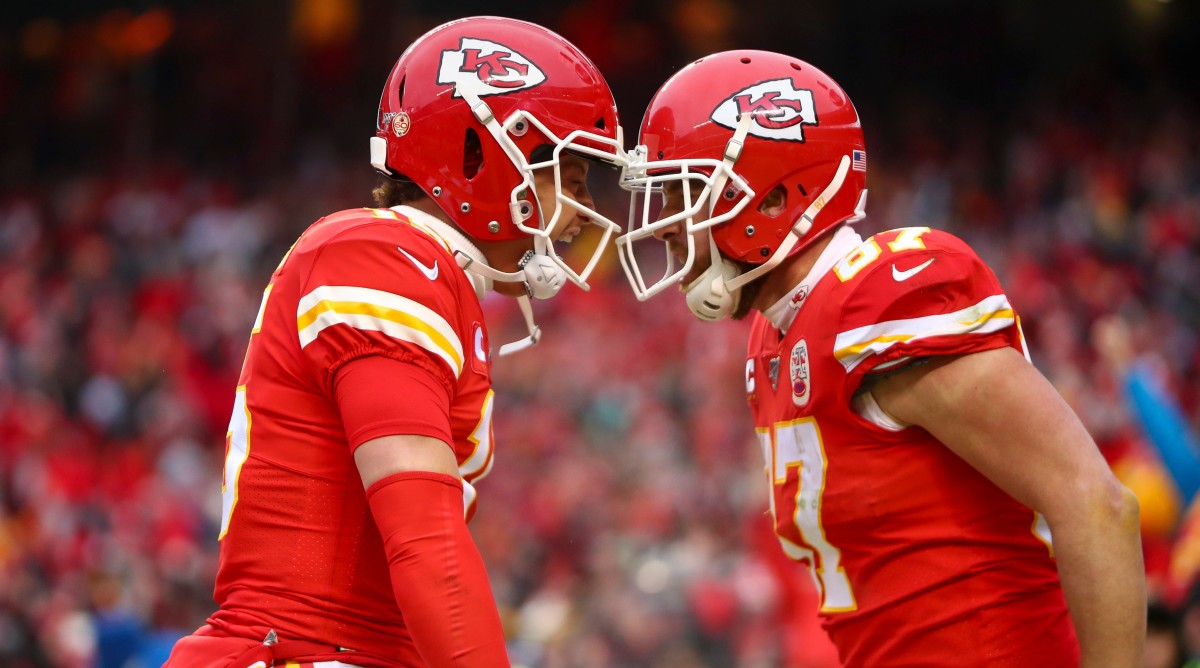 SPORTS ILLUSTRATED * SI:AM | Three New HOFers—and Who Could Be Next * Patrick-mahomes-travis-kelce-2