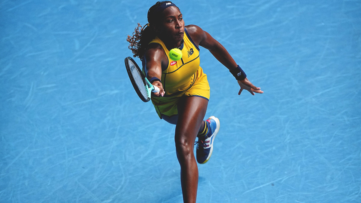 Coco Gauff at the 2024 Australian Open.