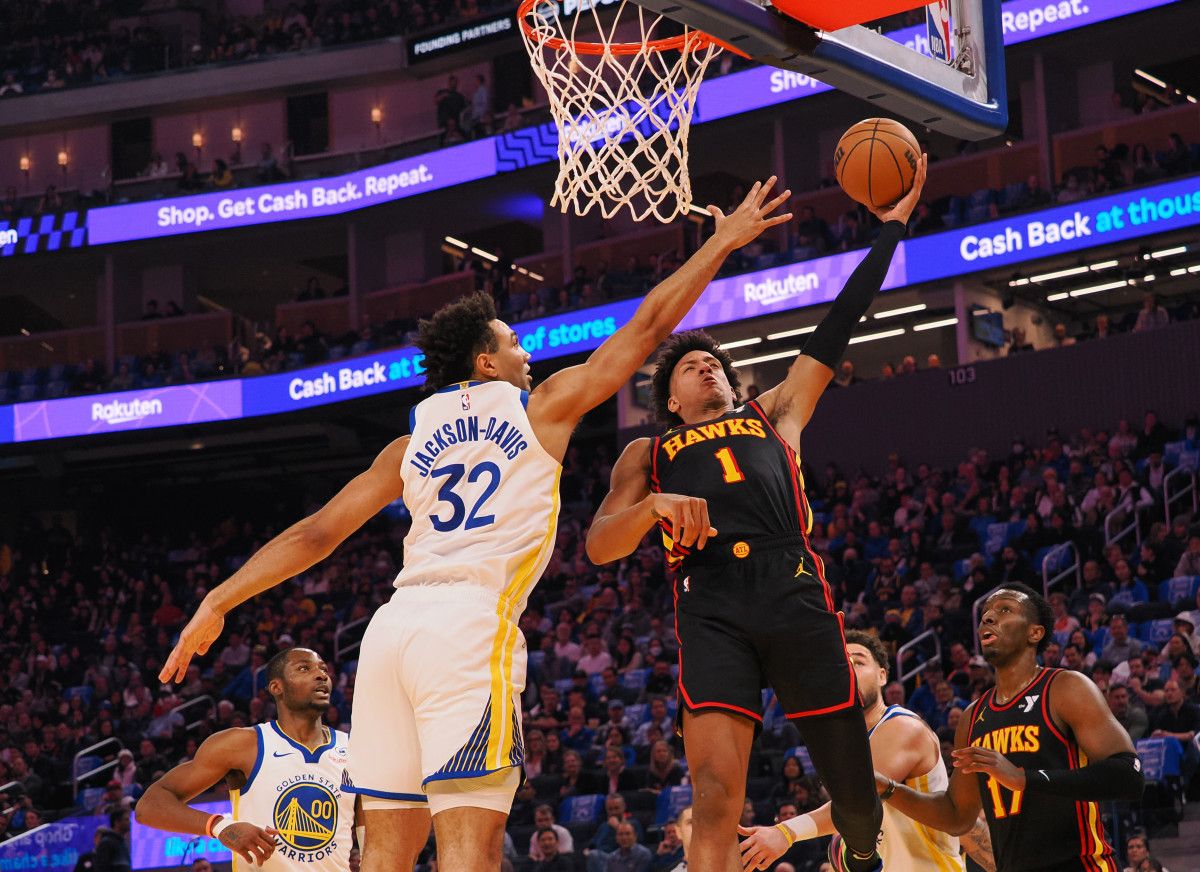 Jalen Johnson vs the Warriors