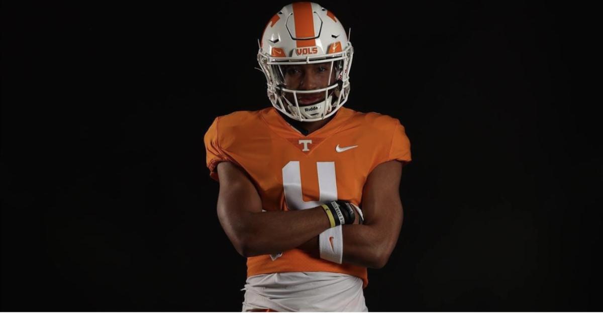 2025 3-star WR Joakim Dodson during an unofficial visit to Tennessee. (Photo courtesy of Joakim Dodson)