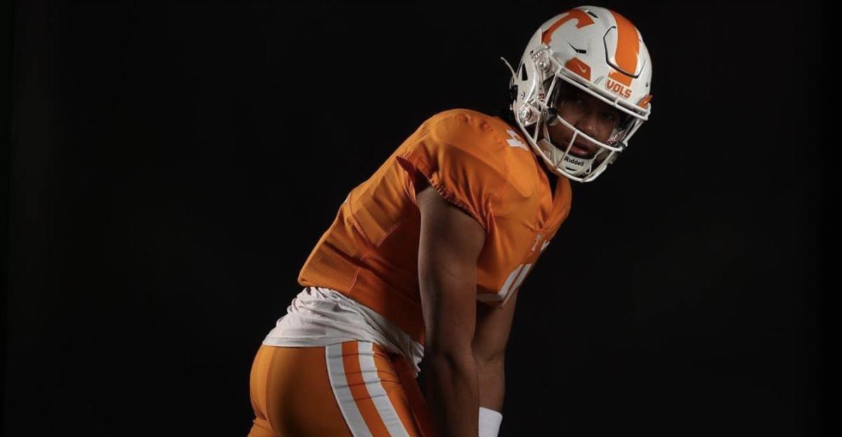 2025 3-star WR Joakim Dodson during an unofficial visit to Tennessee. (Photo courtesy of Joakim Dodson)