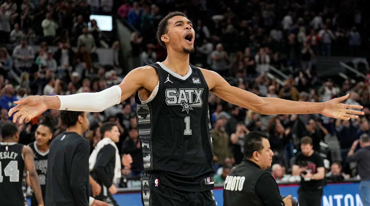 San Antonio Spurs rookie Victor Wembanyama.