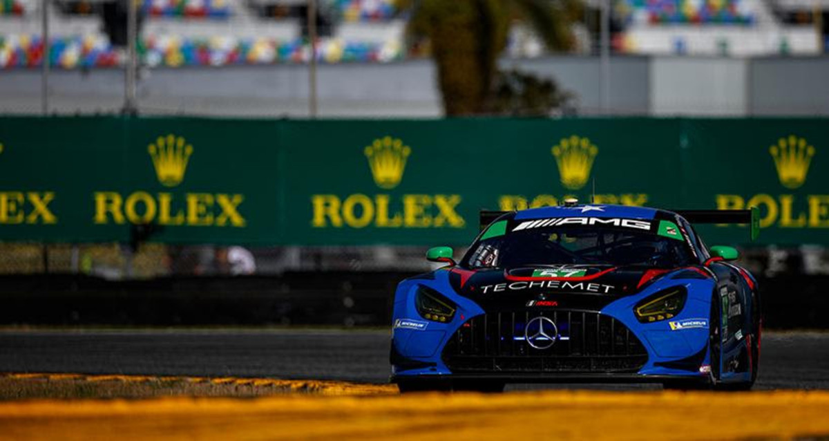 Winyard Racing roars to victory in the final lap of the Rolex 24 Hours of Daytona. Photo courtesy IMSA.