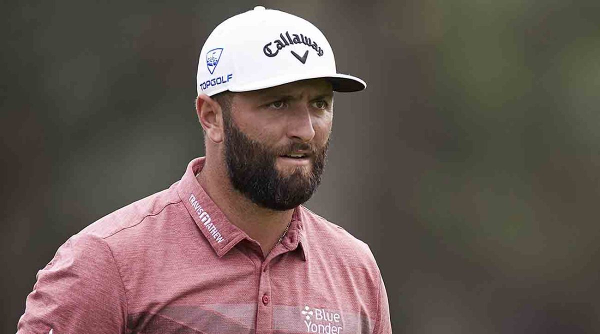 Jon Rahm is pictured at the 2023 Spanish Open in Madrid.