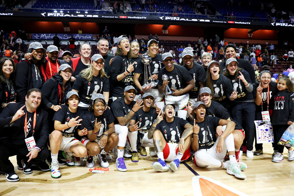 The Las Vegas Aces have won back-to-back WNBA titles (2022-23).