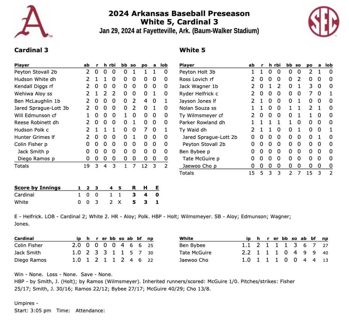 Razorback shortstop ready to showcase power, playing with Stovall